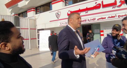 شكري وأدهم يقدمان أوراق الترشح.. وأحمد جلال خارج انتخابات الزمالك